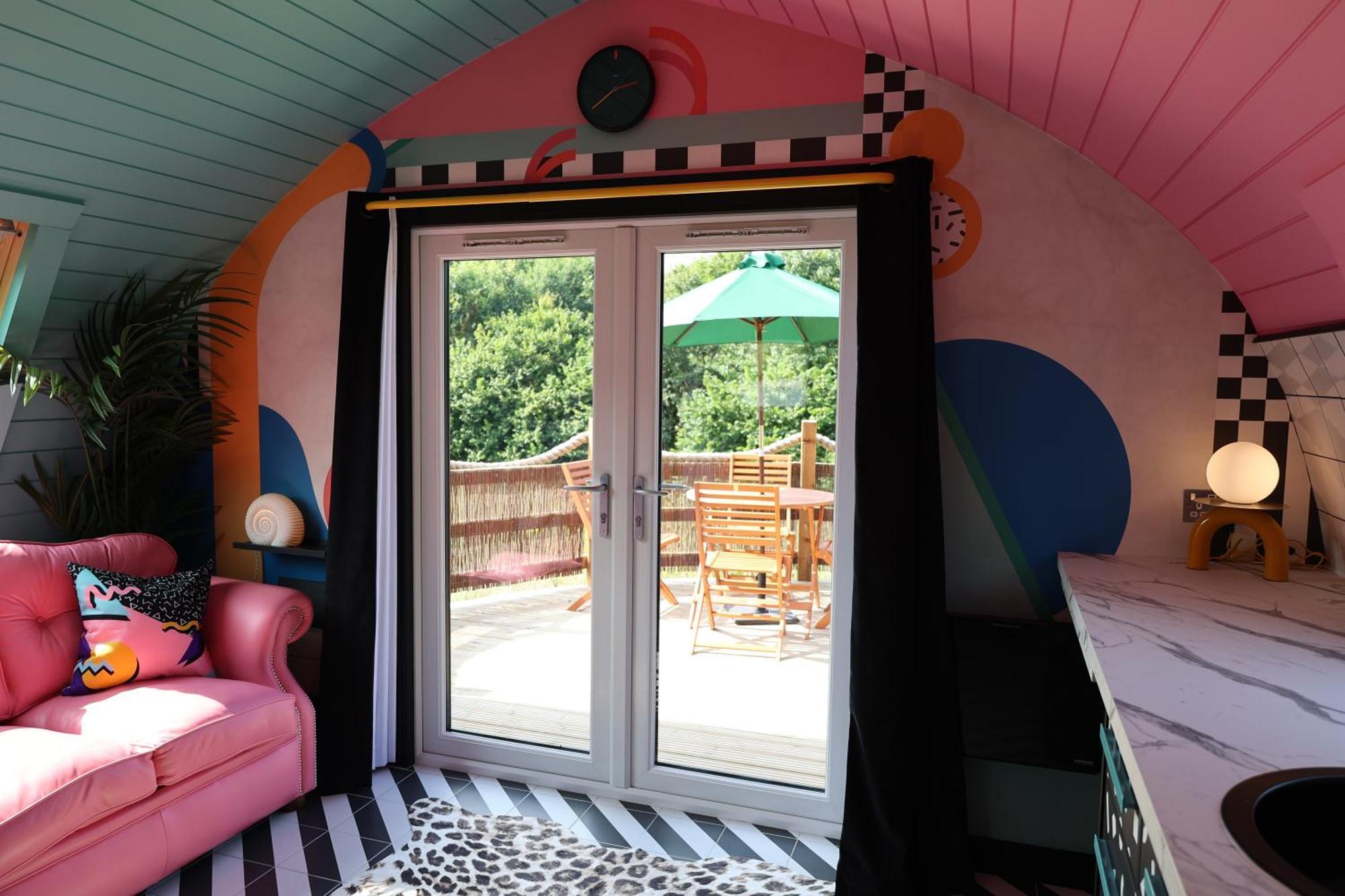 Ammonite Glamping Pod & Hot Tub Daire Hungerton Dış mekan fotoğraf