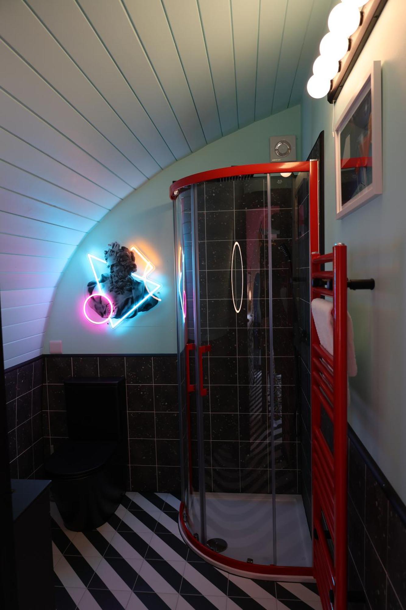 Ammonite Glamping Pod & Hot Tub Daire Hungerton Dış mekan fotoğraf