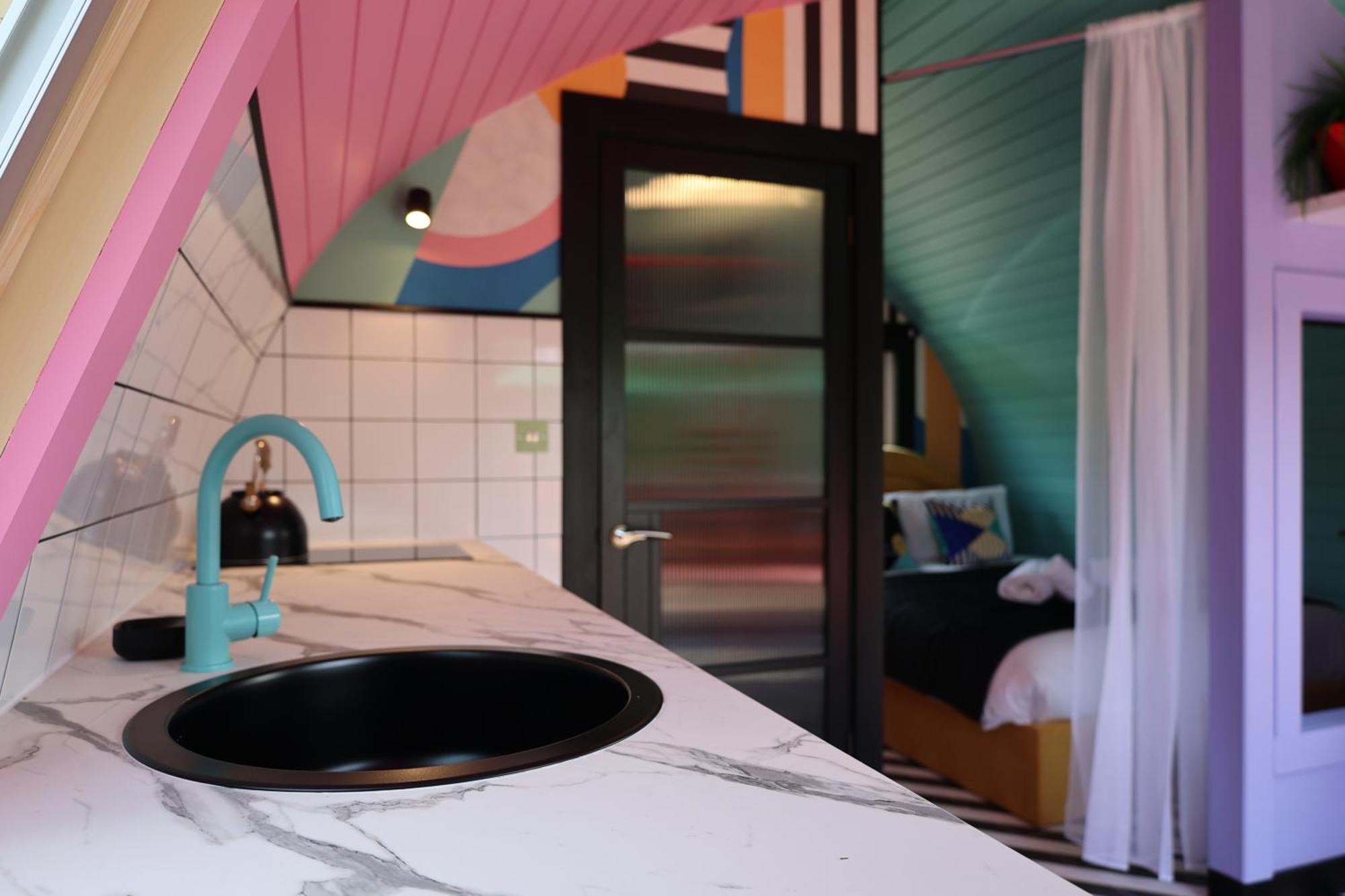 Ammonite Glamping Pod & Hot Tub Daire Hungerton Dış mekan fotoğraf